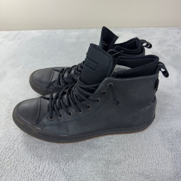 Chuck Taylor All Star 2 Leather Hi Black Sneakers Men’s Size 11 US - 153571C - Picture 11 of 16